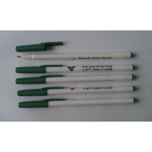 Cheap Plastic Stick Ball Pen for Logo Advertising Promotional Gift